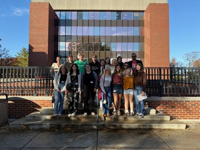 Mr. Walsh and Mrs. Read brought 15 students to Illinois State's Future Teacher Conference on Friday.