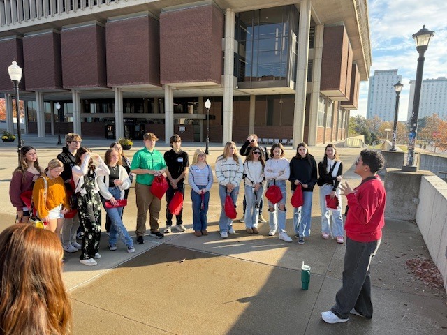 Mr. Walsh and Mrs. Read brought 15 students to Illinois State's Future Teacher Conference on Friday.