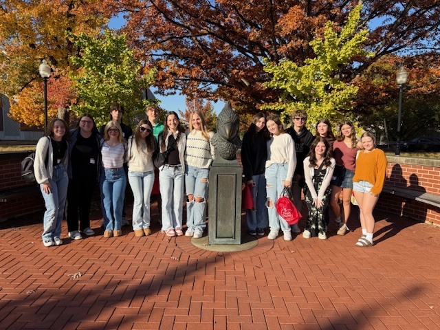 Mr. Walsh and Mrs. Read brought 15 students to Illinois State's Future Teacher Conference on Friday.