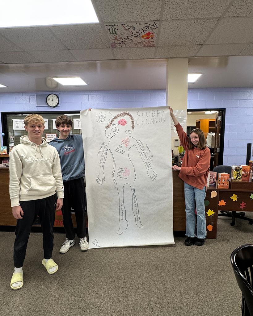 Mrs. Liberatore's and Ms. Heth's Honors English III classes prepared to read Frankenstein the last two days.