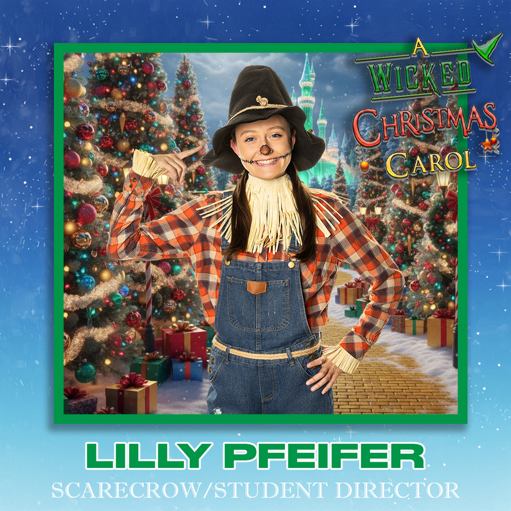 The cast & crew of the 2025 SHS Fall Play: A Wicked Christmas Carol are off to see the wizard on Friday and Saturday @ 7:00 PM in the SHS auditorium.