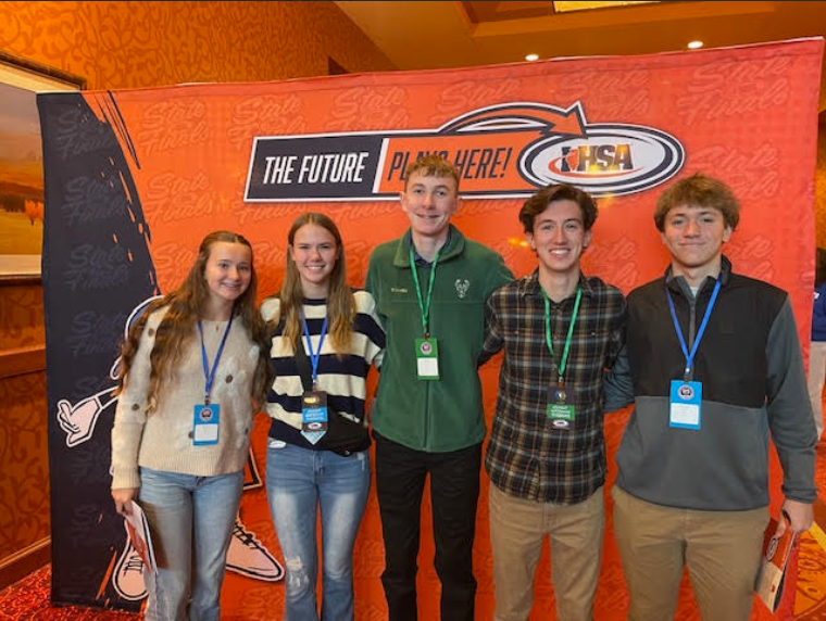 Seneca High School took five students to the IHSA Leadership Conference in Peoria on Monday.
