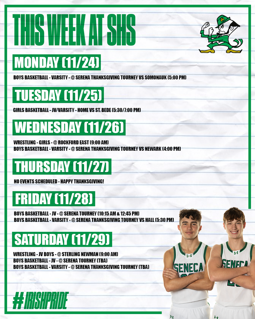 This Week at SHS