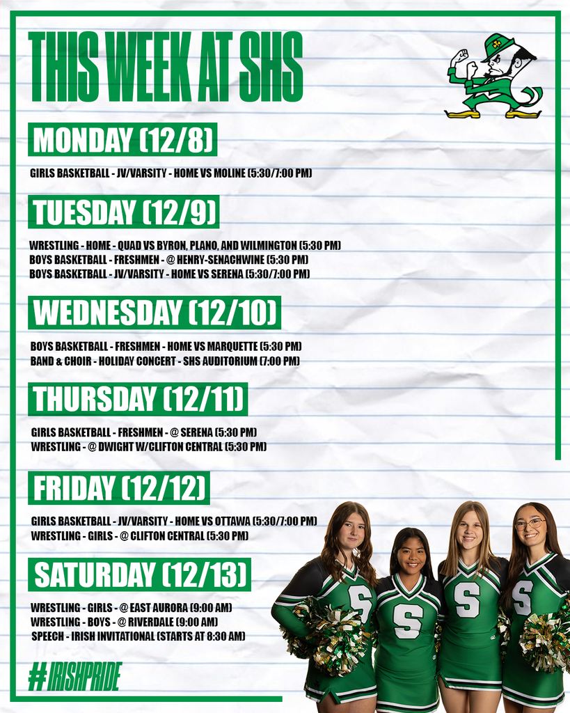 This Week at SHS