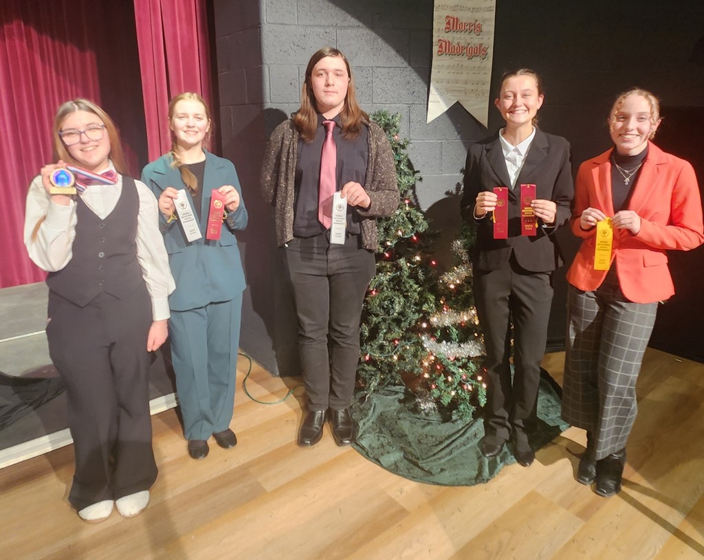 The Seneca Speech team started their season at Morris this weekend where they placed in five different events.