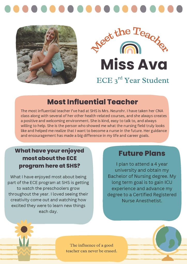 ECE Senior Spotlight - Ava Sulzberger