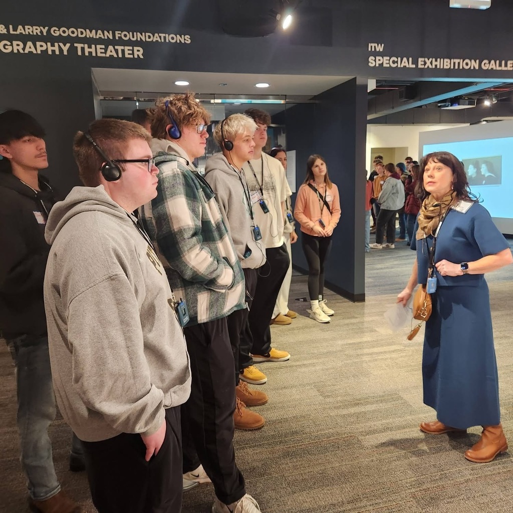 Mrs. Applebee took 25 students from her Holocaust classes up to Chicago to visit the Illinois Holocaust Museum & Education Center on Tuesday.