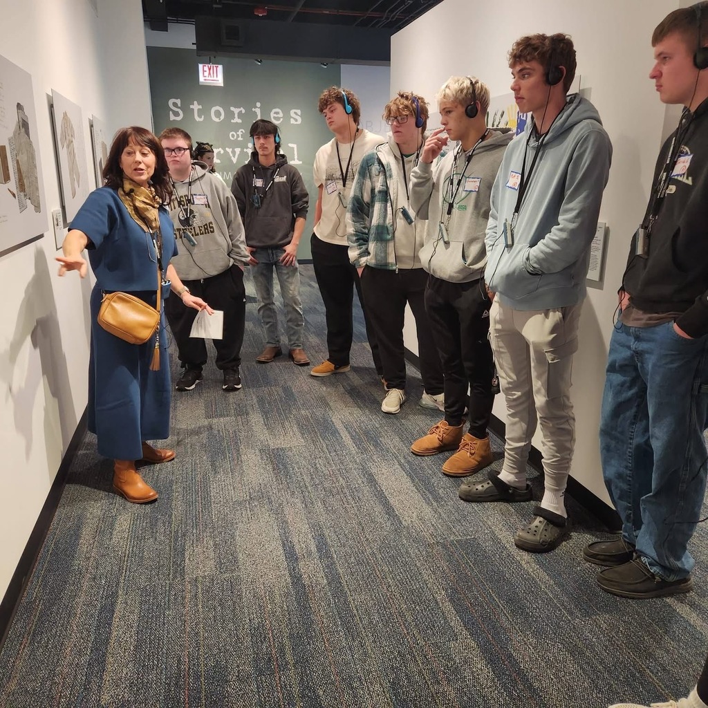 Mrs. Applebee took 25 students from her Holocaust classes up to Chicago to visit the Illinois Holocaust Museum & Education Center on Tuesday.