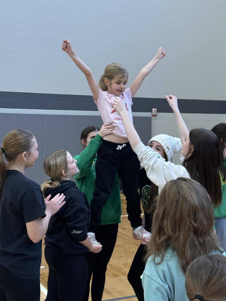 The Seneca High School Cheer team hosted their annual Holiday Cheer Camp on Sunday.
