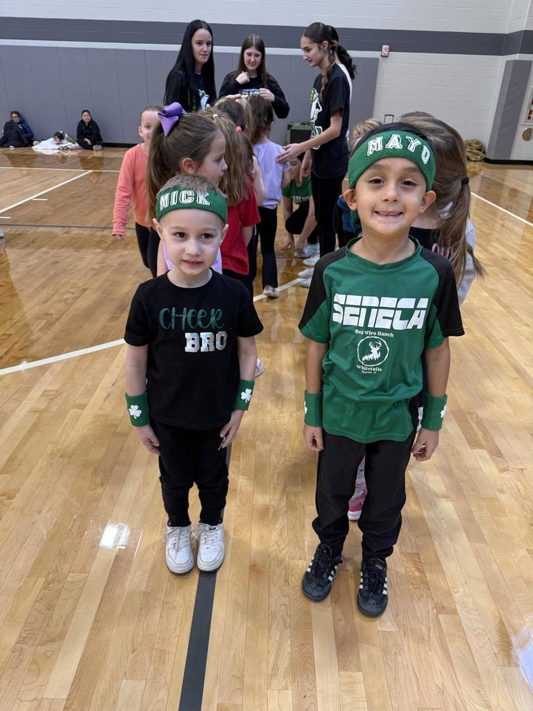 The Seneca High School Cheer team hosted their annual Holiday Cheer Camp on Sunday.