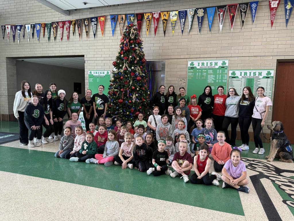 The Seneca High School Cheer team hosted their annual Holiday Cheer Camp on Sunday.