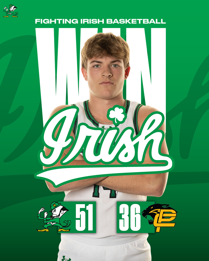 The Fighting Irish Basketball Team defeated the Putnam County Panthers on Friday night.