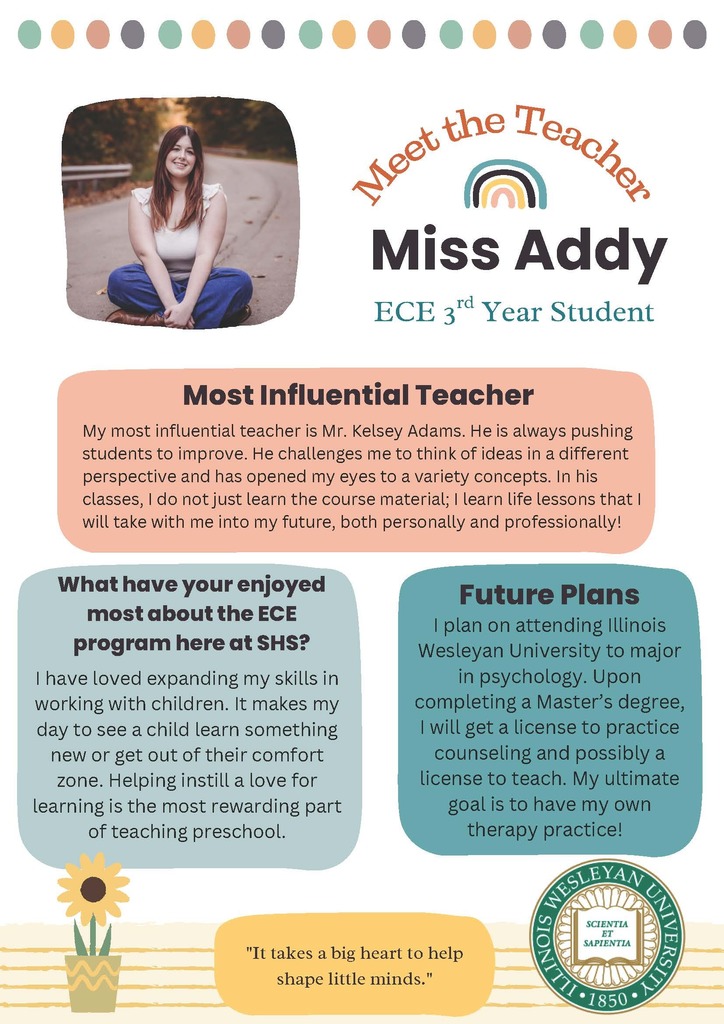 ECE Senior Spotlight - Applebee