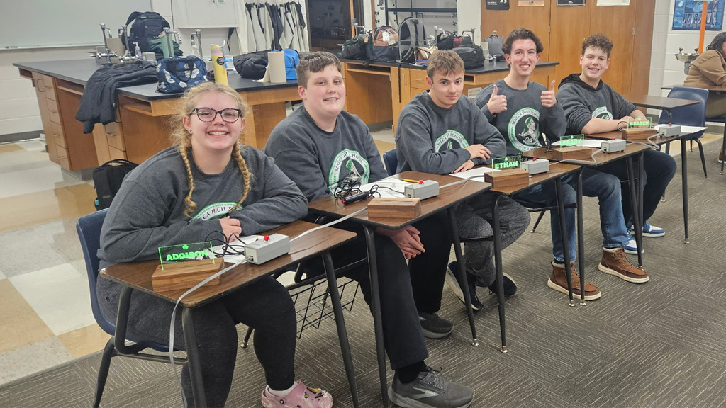 The JV Scholastic Bowl Team split their matches at Roanoke-Benson on Monday night.