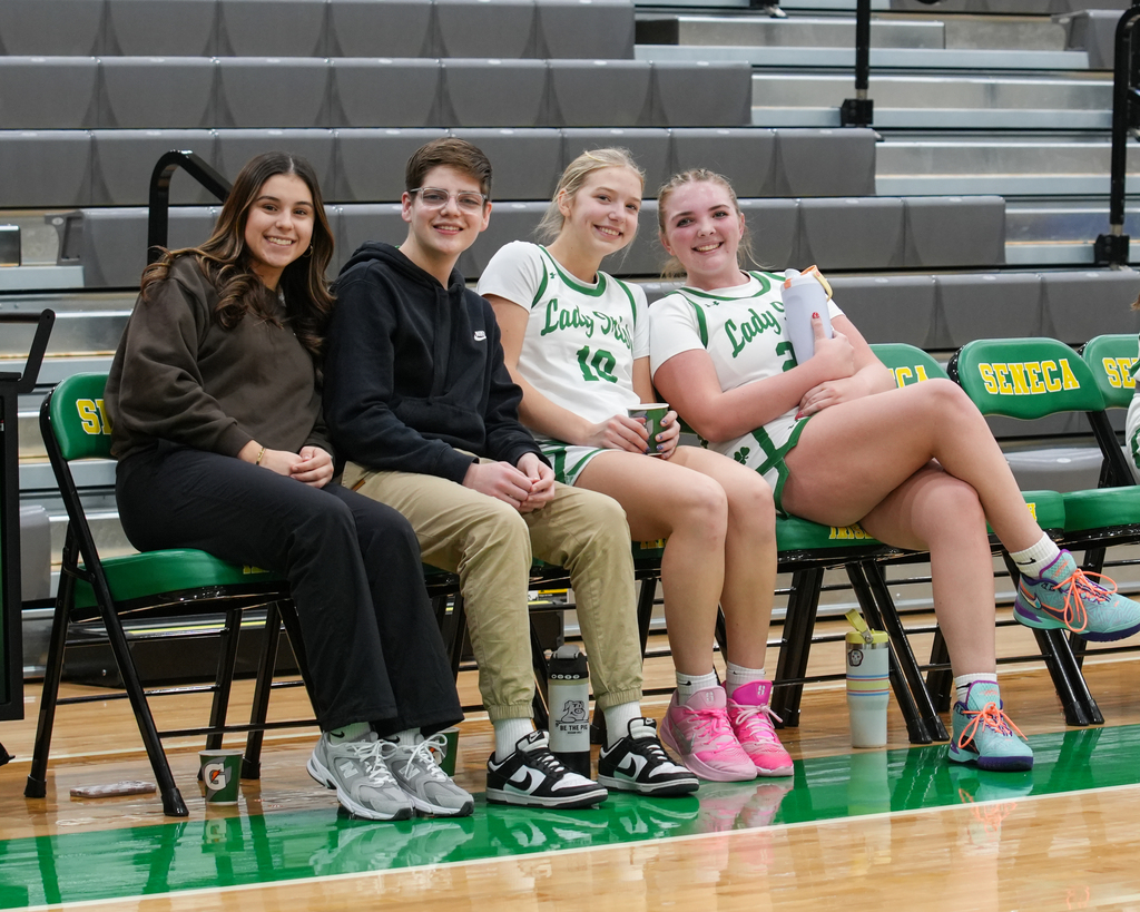 Senior Matt Stach is currently in Mrs. Sandeno's Photography class and captured some great shots of the final minutes from last night's 60-40 Lady Irish victory over Putnam County!