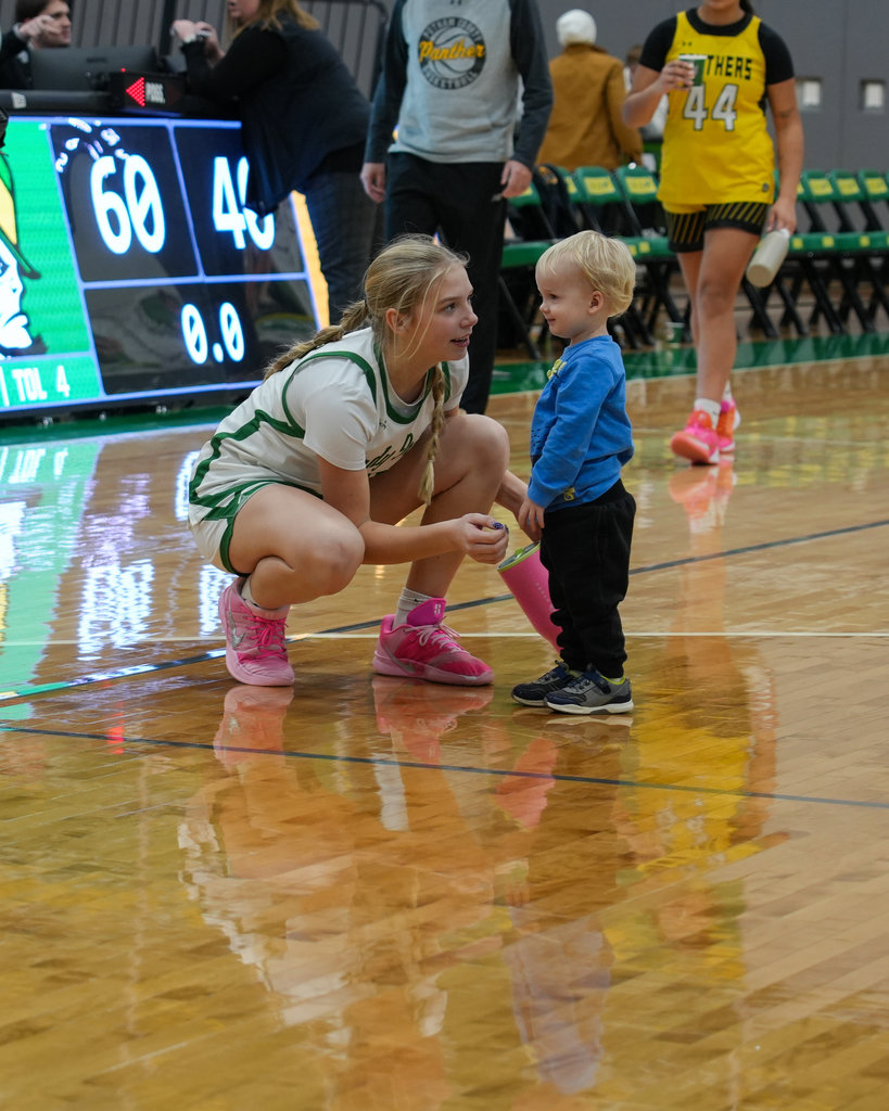 Senior Matt Stach is currently in Mrs. Sandeno's Photography class and captured some great shots of the final minutes from last night's 60-40 Lady Irish victory over Putnam County!