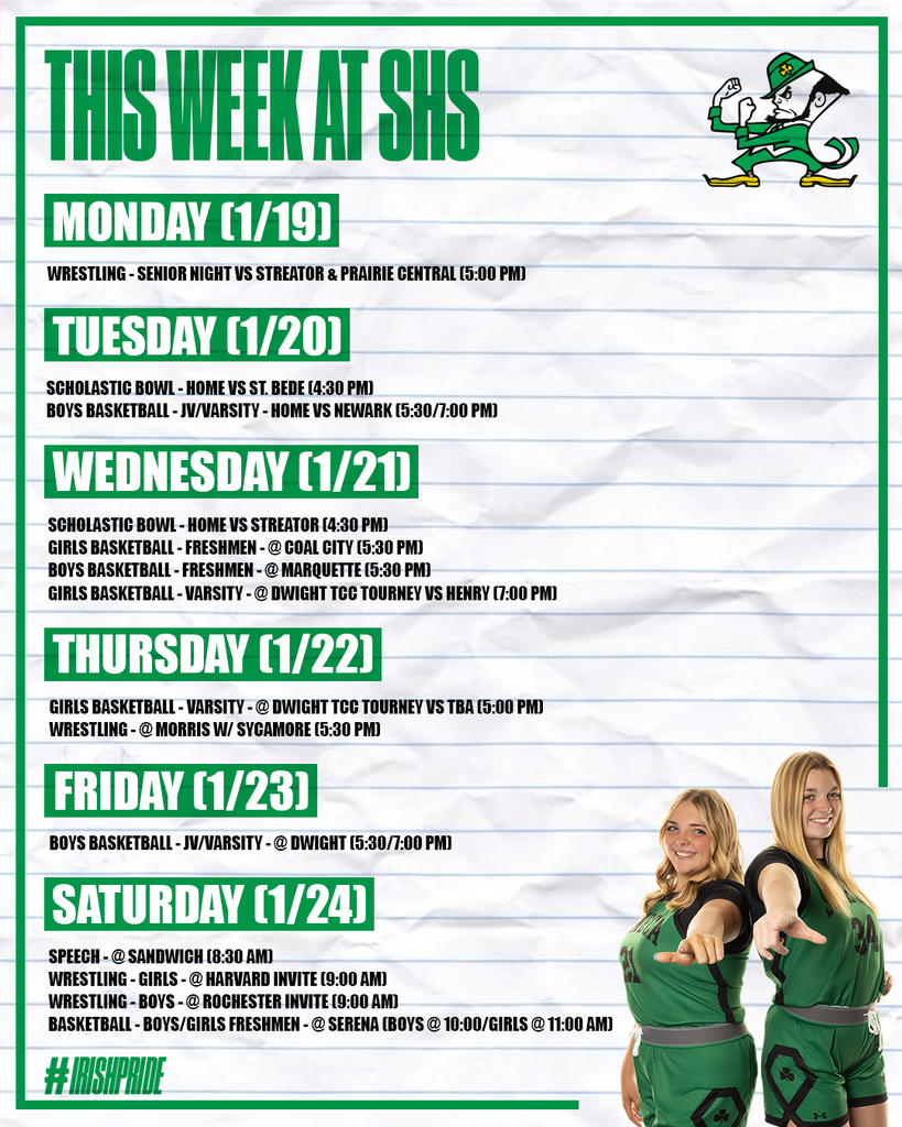 This Week at SHS.
