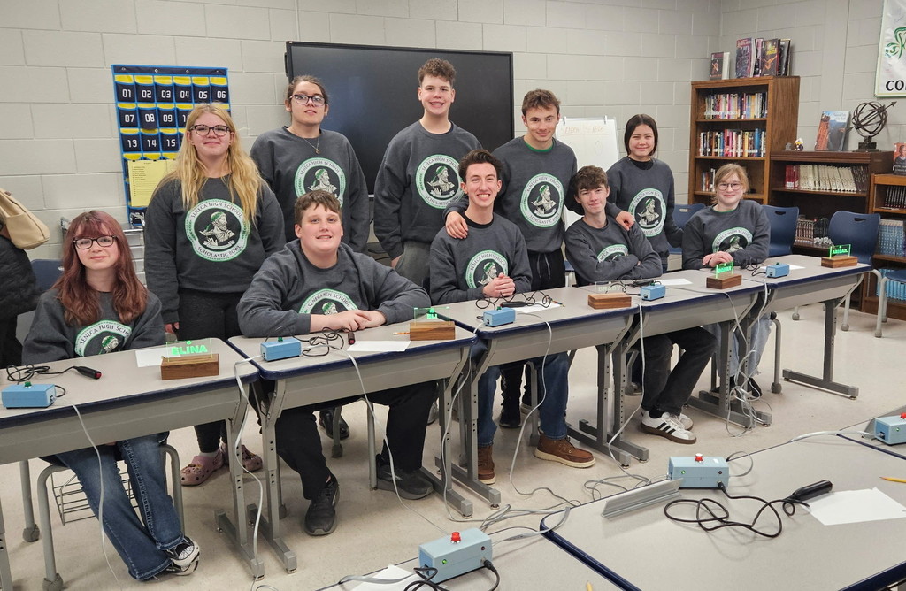 The JV and Varsity Scholastic Bowl teams won their matches against St. Bede last night.