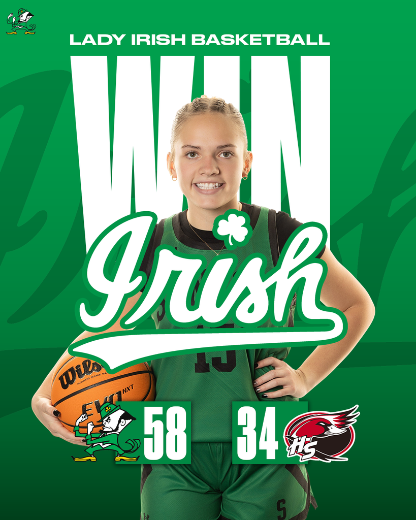 The Lady Irish Basketball Team defeated Henry in the TCC Tournament on Wednesday night, 58-34.