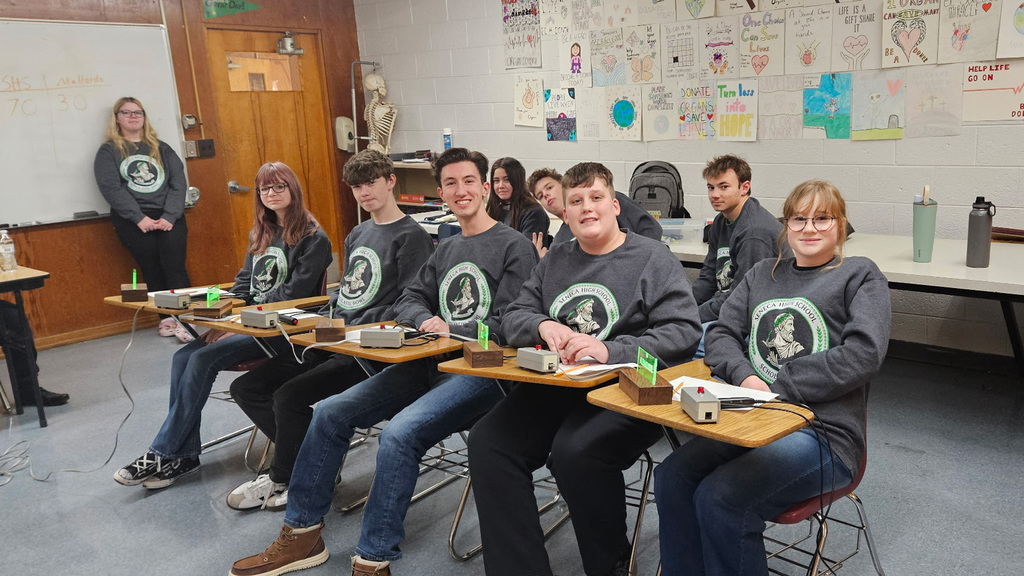 The Scholastic Bowl Team faced off against Henry-Senachwine on Wednesday night.