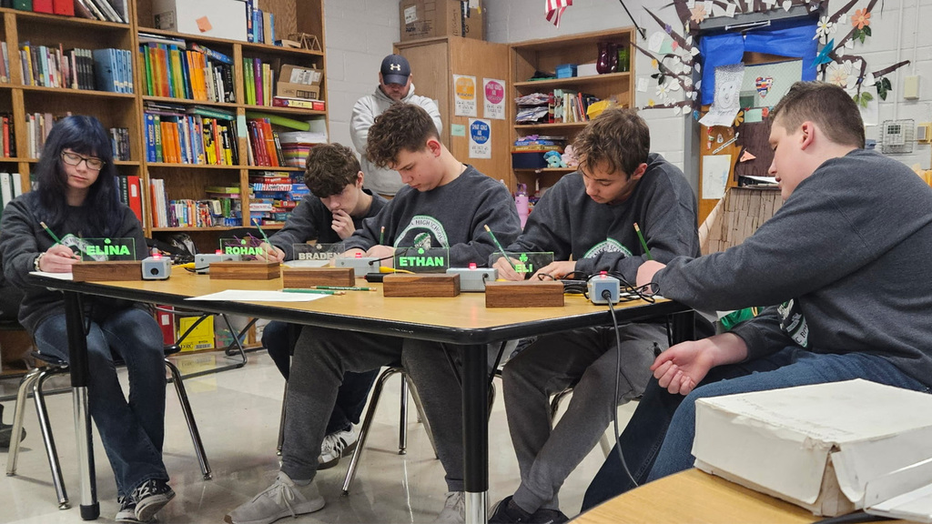 The Scholastic Bowl Team was in action again on Monday night at Dwight.