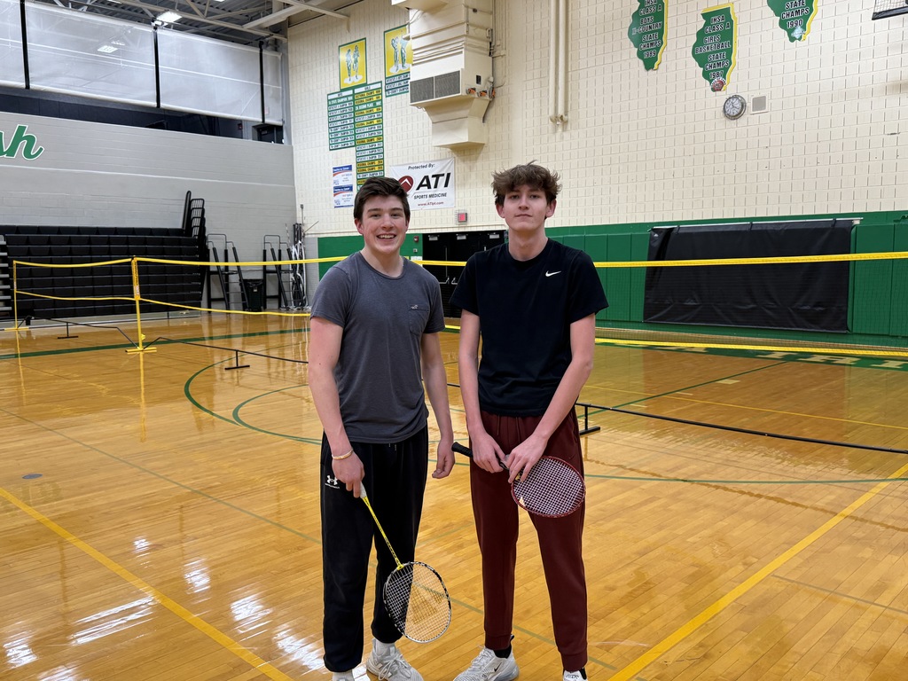 The top badminton duo from each PE class battled it out in the 2nd Annual Irish Badminton Classic on Thursday.