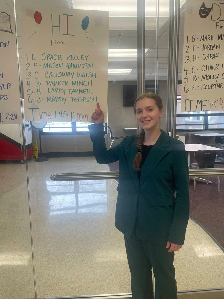 The Seneca High School Speech Team competed in the IHSA Regional at Bradley-Bourbonnais on Saturday.