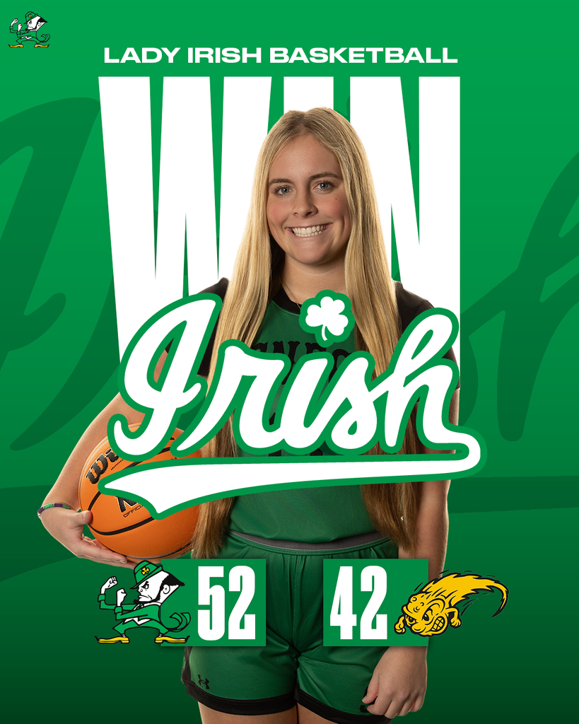 The Lady Irish Basketball Team defeated Reed-Custer last night, 52-42.
