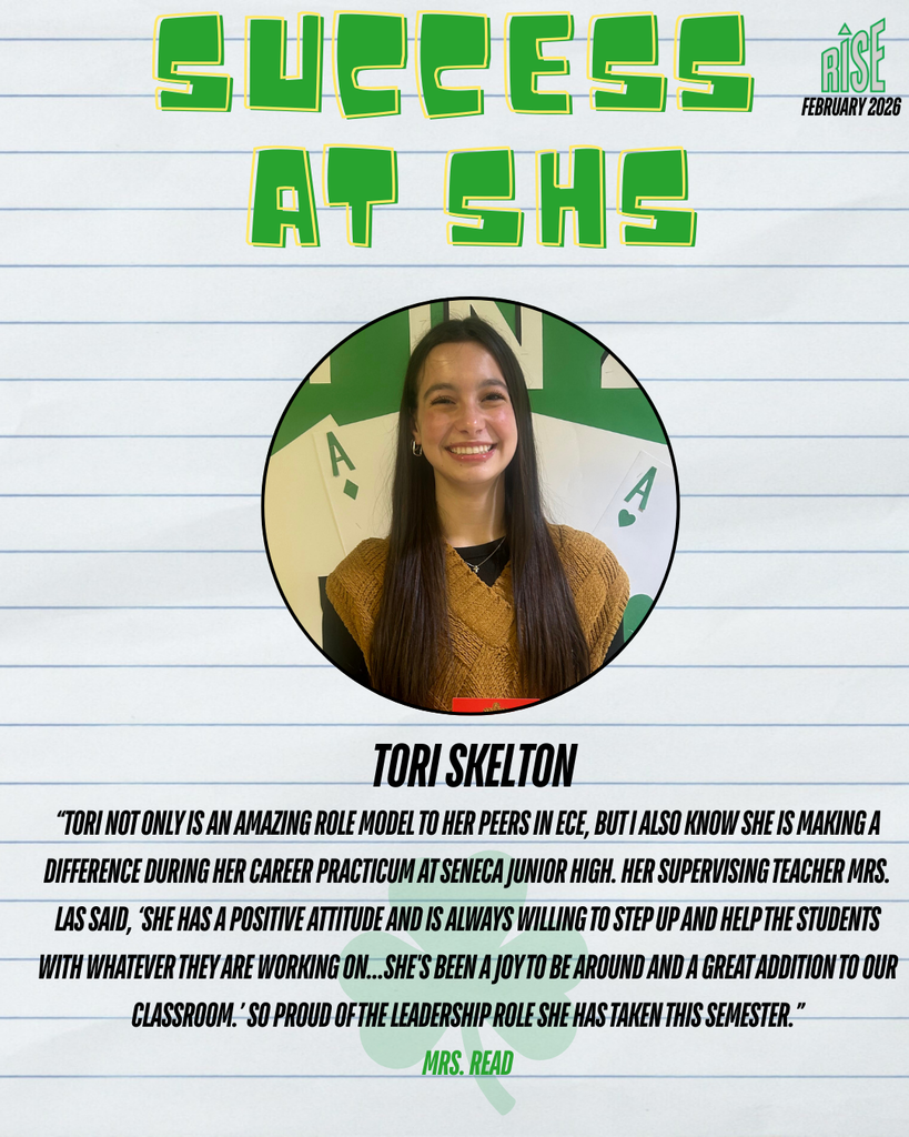 Junior Tori Skelton has been named this week's Success at SHS winner.