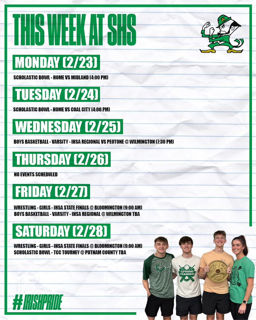 This Week at SHS.