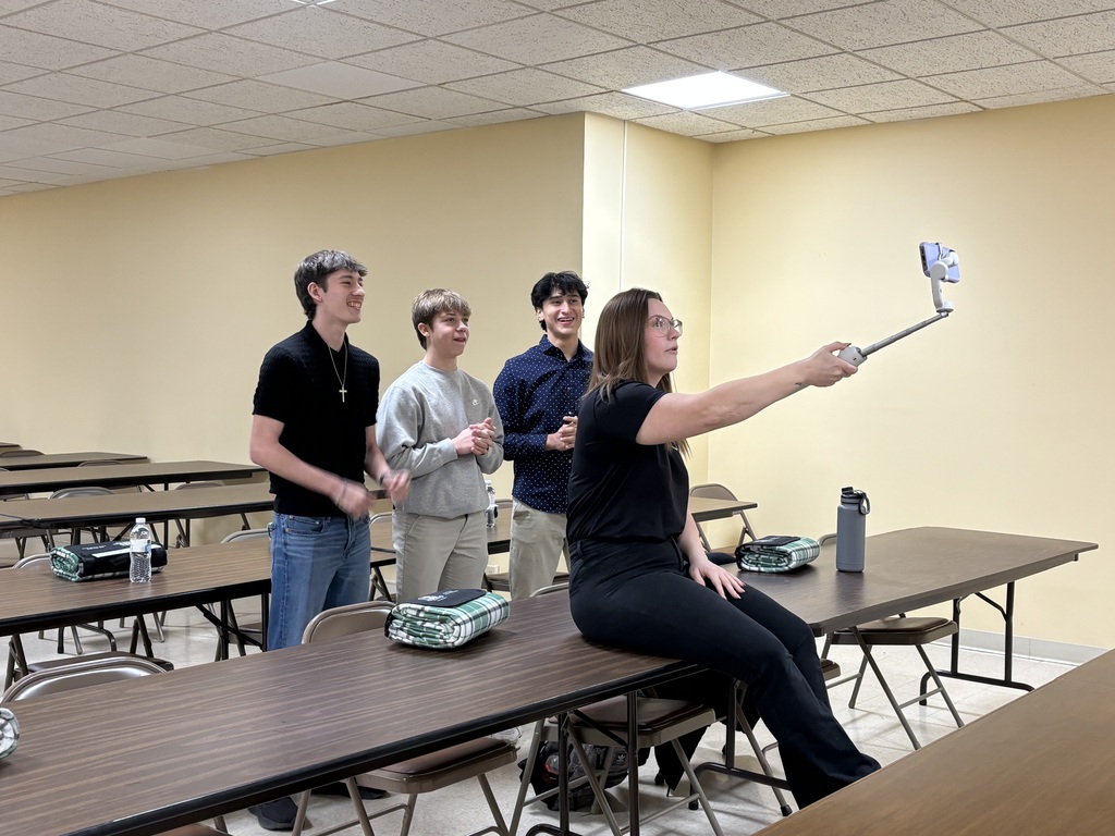 Mrs. Foster’s Accounting II class traded the classroom for the conference room on Tuesday.