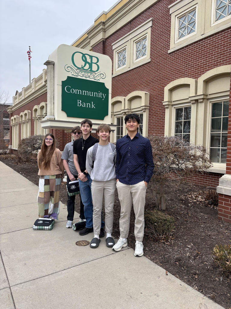 Mrs. Foster’s Accounting II class traded the classroom for the conference room on Tuesday.