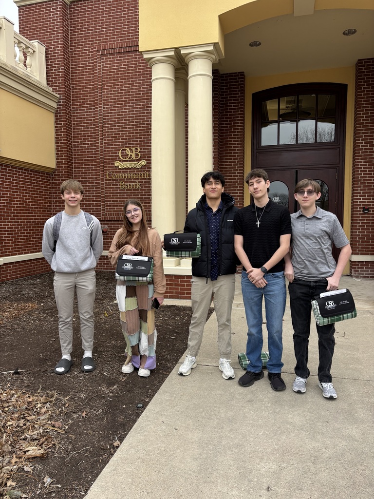 Mrs. Foster’s Accounting II class traded the classroom for the conference room on Tuesday.