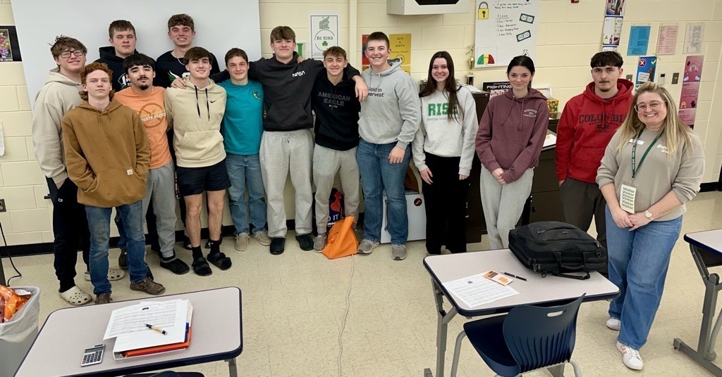 Mrs. Foster's Economics classes hosted Crystal from Financial Plus Credit Union this week.