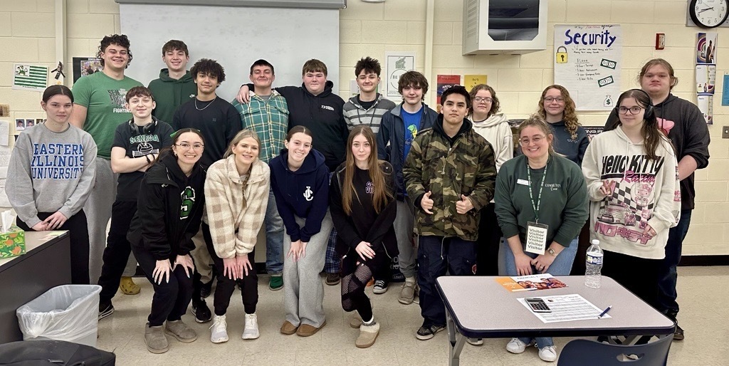 Mrs. Foster's Economics classes hosted Crystal from Financial Plus Credit Union this week.