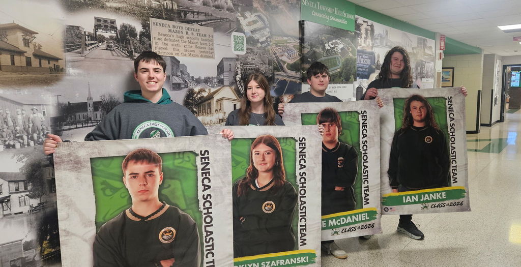 The Scholastic Bowl team celebrated Senior Night on Tuesday against Coal City. 