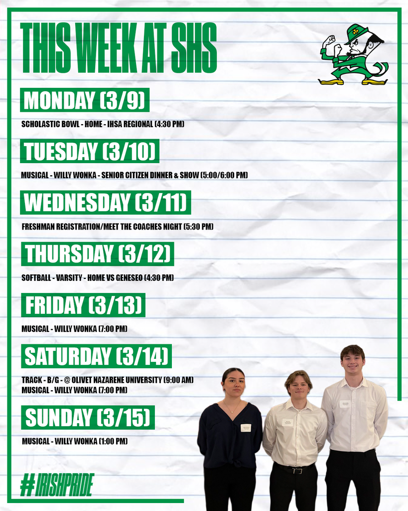 This Week at SHS.