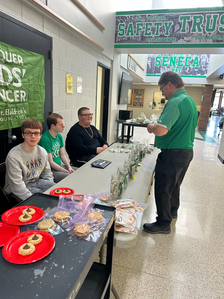SHS will be selling baked goods in the lunch room all week to raise money for St. Baldrick's.