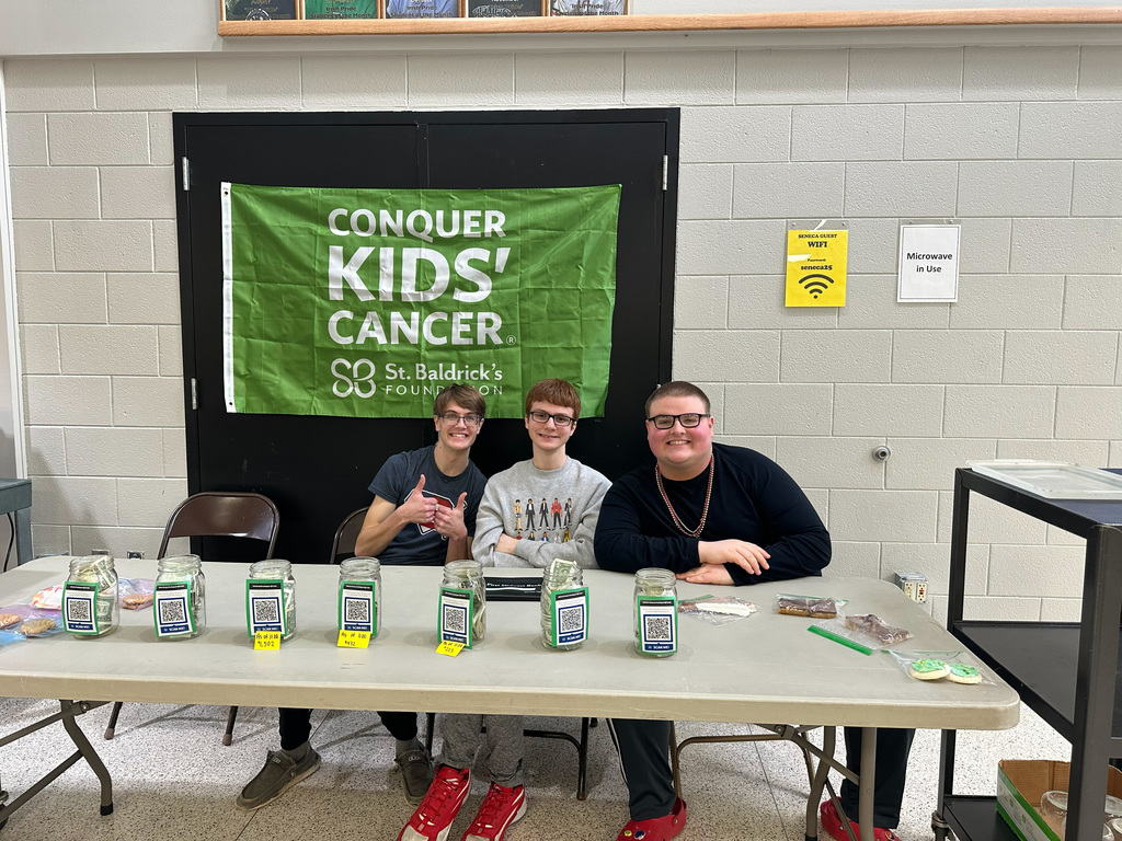 SHS will be selling baked goods in the lunch room all week to raise money for St. Baldrick's.