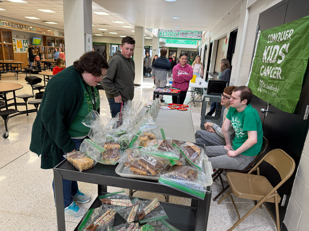 SHS will be selling baked goods in the lunch room all week to raise money for St. Baldrick's.