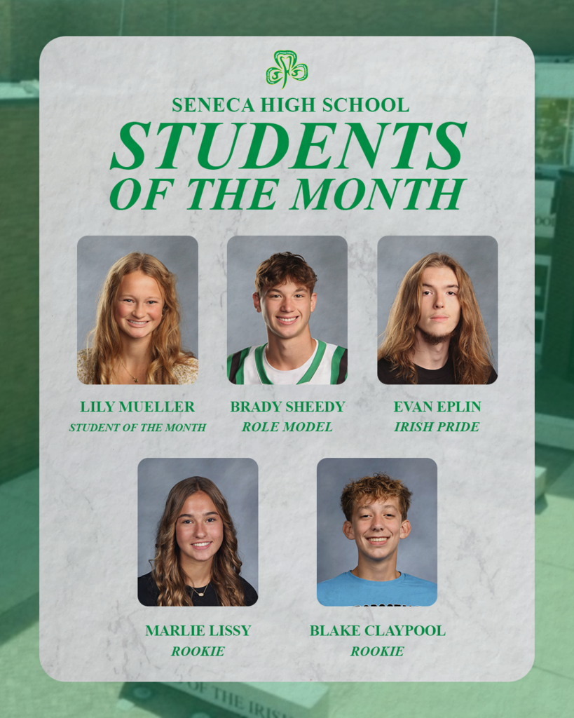 Here are the SHS Students of the Month for February 2026.