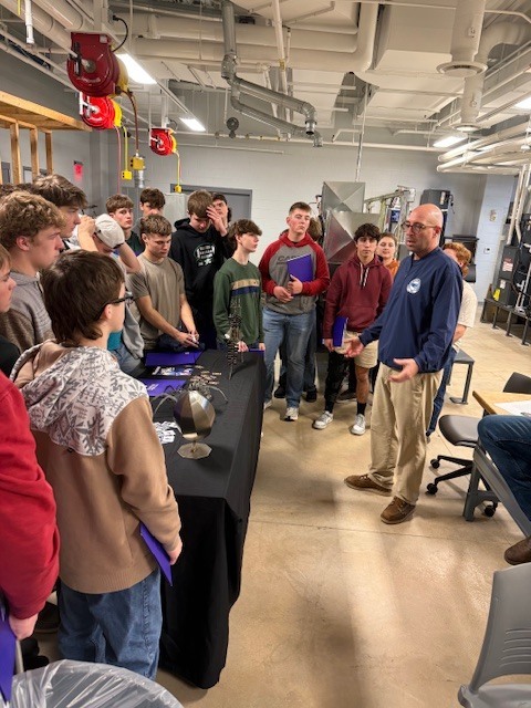The guidance counselors took 23 students to IVCC for the Union Apprenticeship Expo on Tuesday.