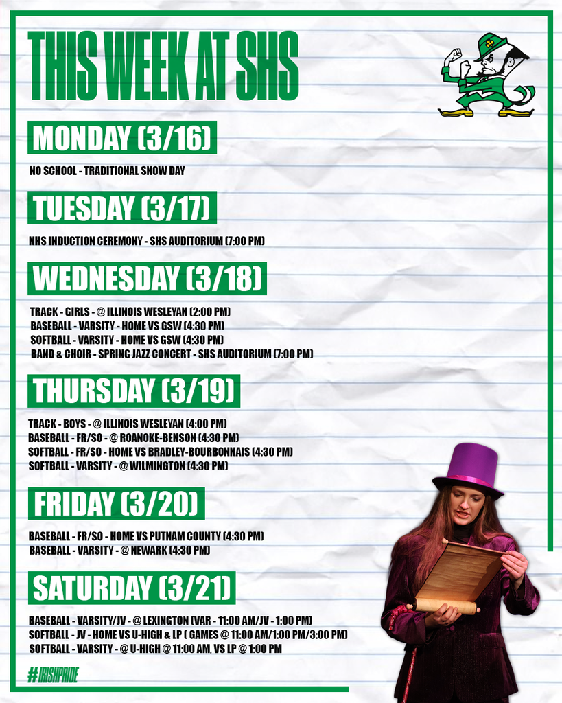 This Week at SHS.