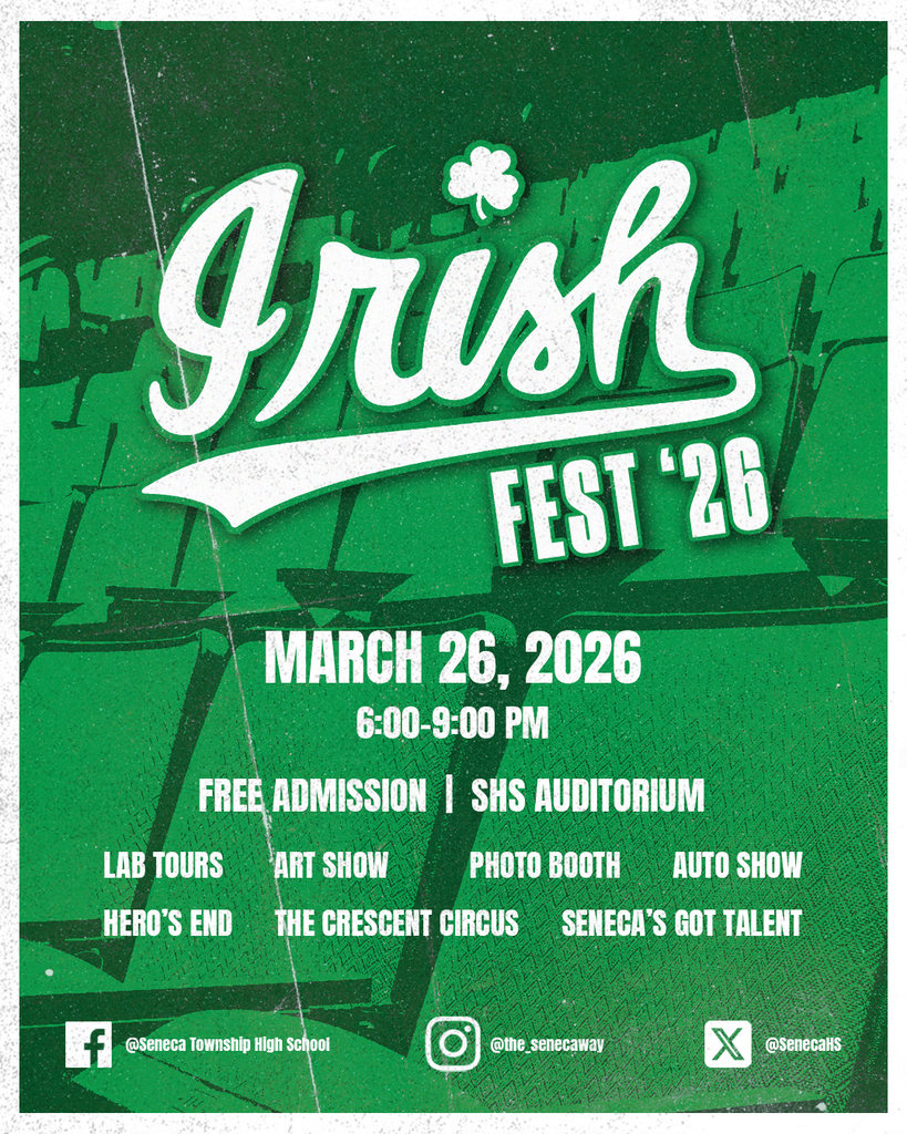 Seneca High School will host its 2nd Annual Irish Fest next Thursday, March 26th.