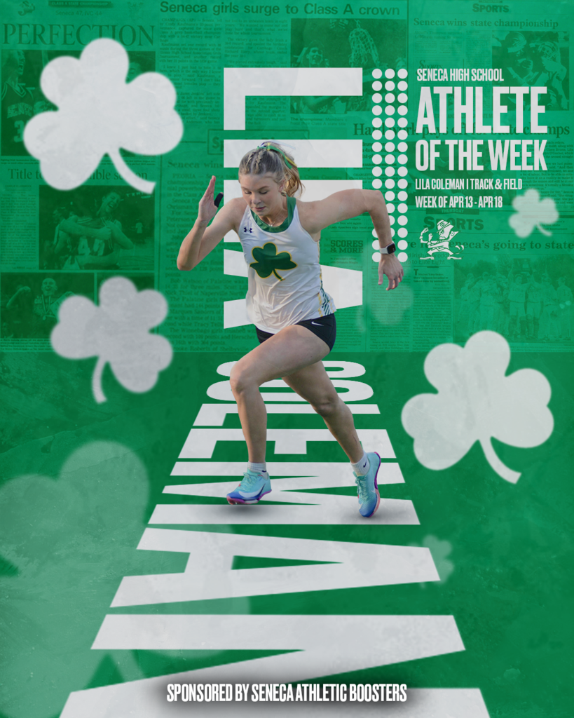 Senior Lila Coleman has been named SHS Athlete of the Week.