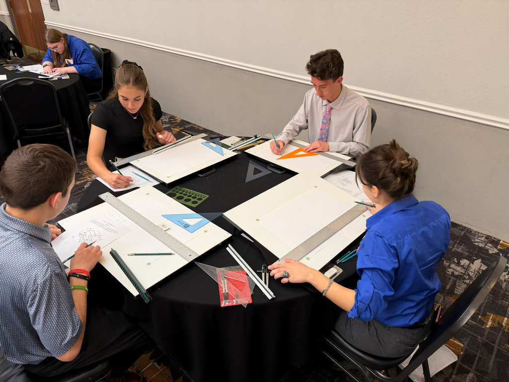 15 Seneca High School students attended the IL-TSA State Conference in Bloomington, IL on Thursday and Friday, April 16-17.