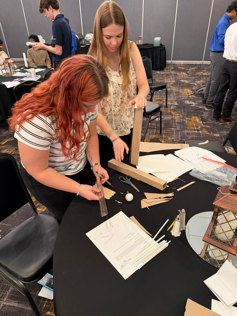 15 Seneca High School students attended the IL-TSA State Conference in Bloomington, IL on Thursday and Friday, April 16-17.