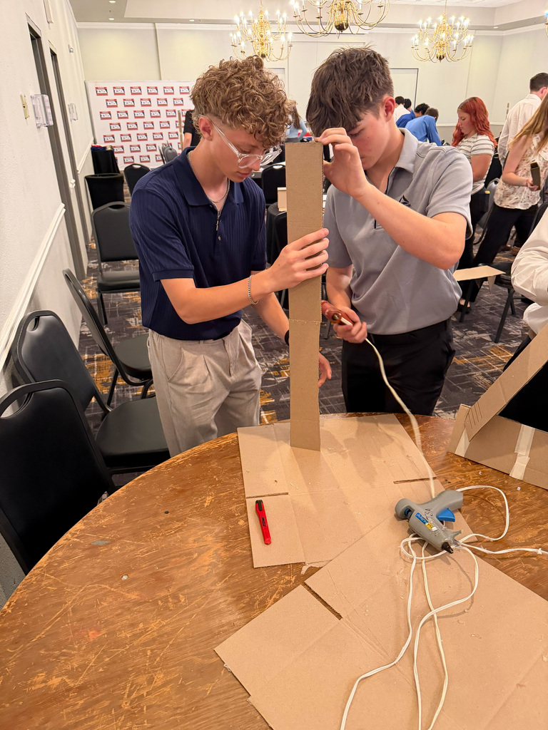15 Seneca High School students attended the IL-TSA State Conference in Bloomington, IL on Thursday and Friday, April 16-17.