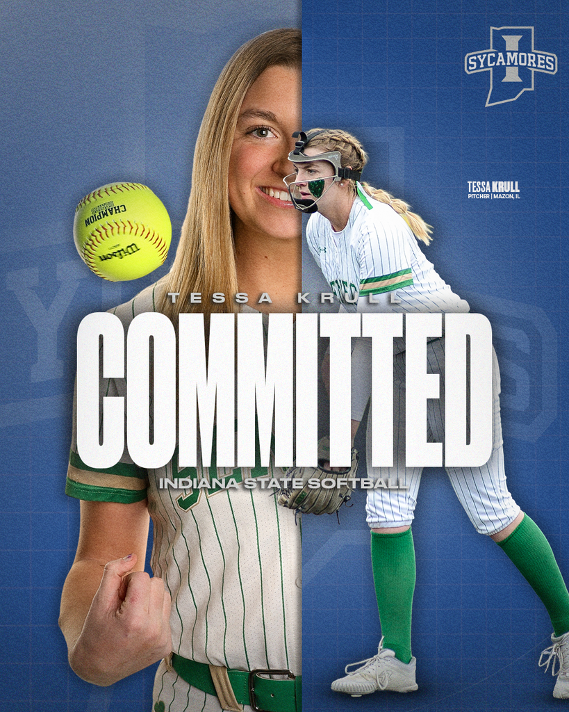 Senior Tessa Krull has officially committed to Indiana State University.