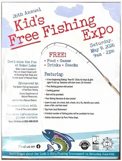Free Kid's Fishing Expo May 9, 2026
